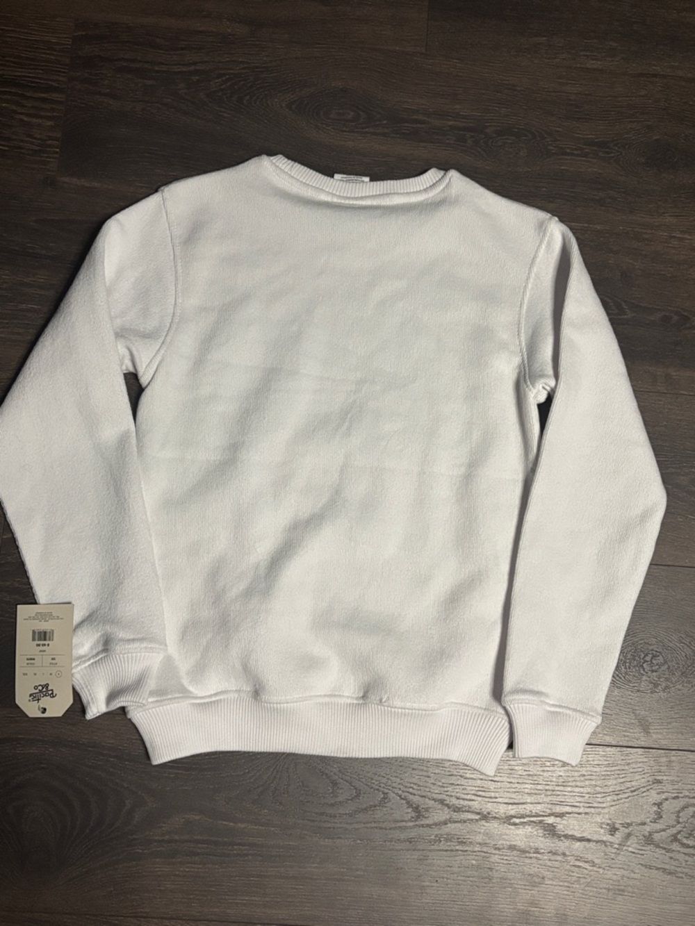 NWT Pacific & Co Weenie Mom White Sweatshirt with Dachshund Graphic - Picture 5 of 6